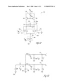 CMOS AMPLIFIERS WITH FREQUENCY COMPENSATING CAPACITORS diagram and image