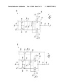 CMOS AMPLIFIERS WITH FREQUENCY COMPENSATING CAPACITORS diagram and image