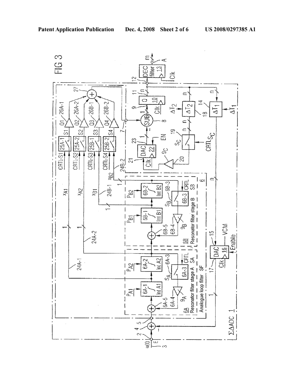 Sigma-Delta Analog-Digital Converter For An Xdsl Multistandard Input Stage - diagram, schematic, and image 03