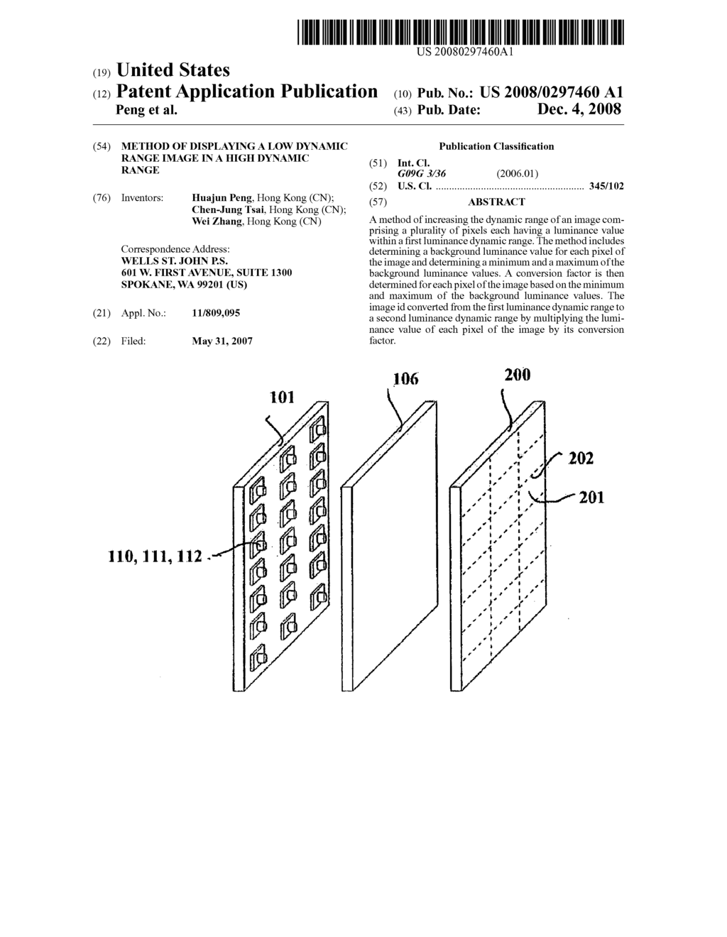 Method of displaying a low dynamic range image in a high dynamic range - diagram, schematic, and image 01