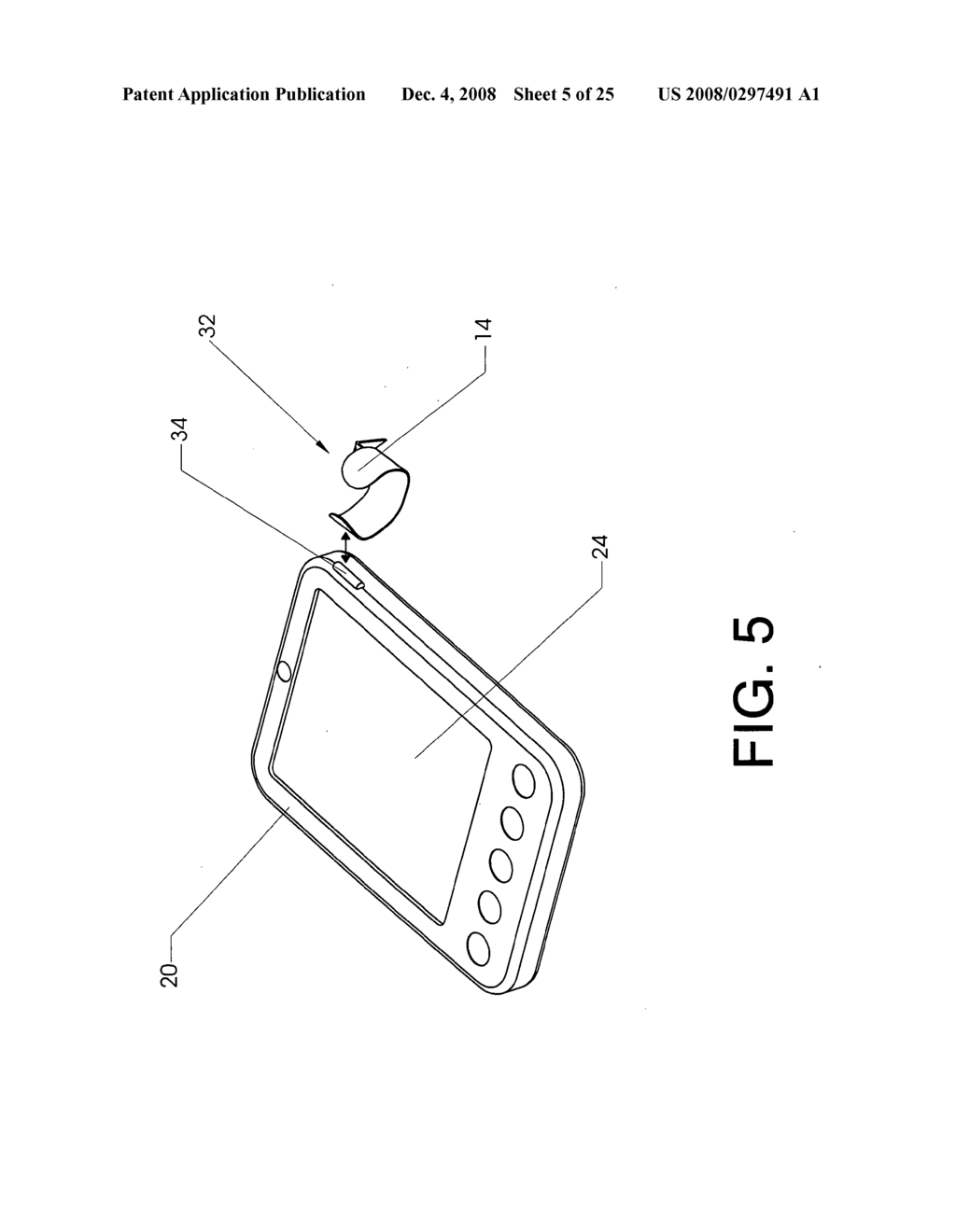 Stylus for a touch-screen device - diagram, schematic, and image 06