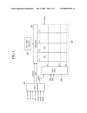 APPARATUS FOR DRIVING A DISPLAY DEVICE, DISPLAY DEVICE INCLUDING THE SAME, AND METHOD THEREOF diagram and image