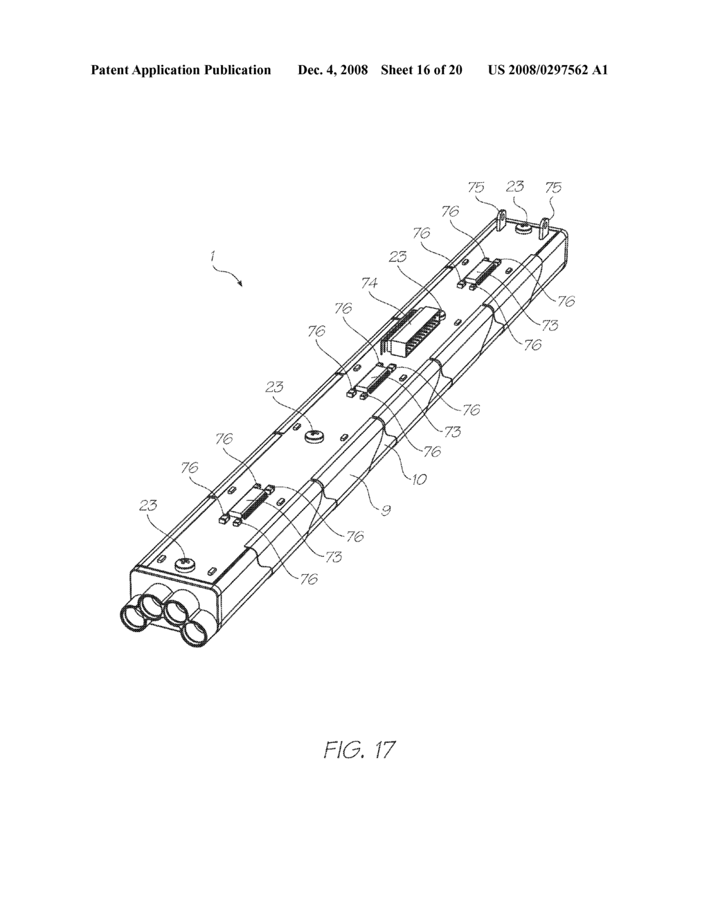 PRINTHEAD ASSEMBLY WITH AN INK SUPPLY ARRANGEMENT HAVING PRINTHEAD SEGMENT CARRIERS - diagram, schematic, and image 17