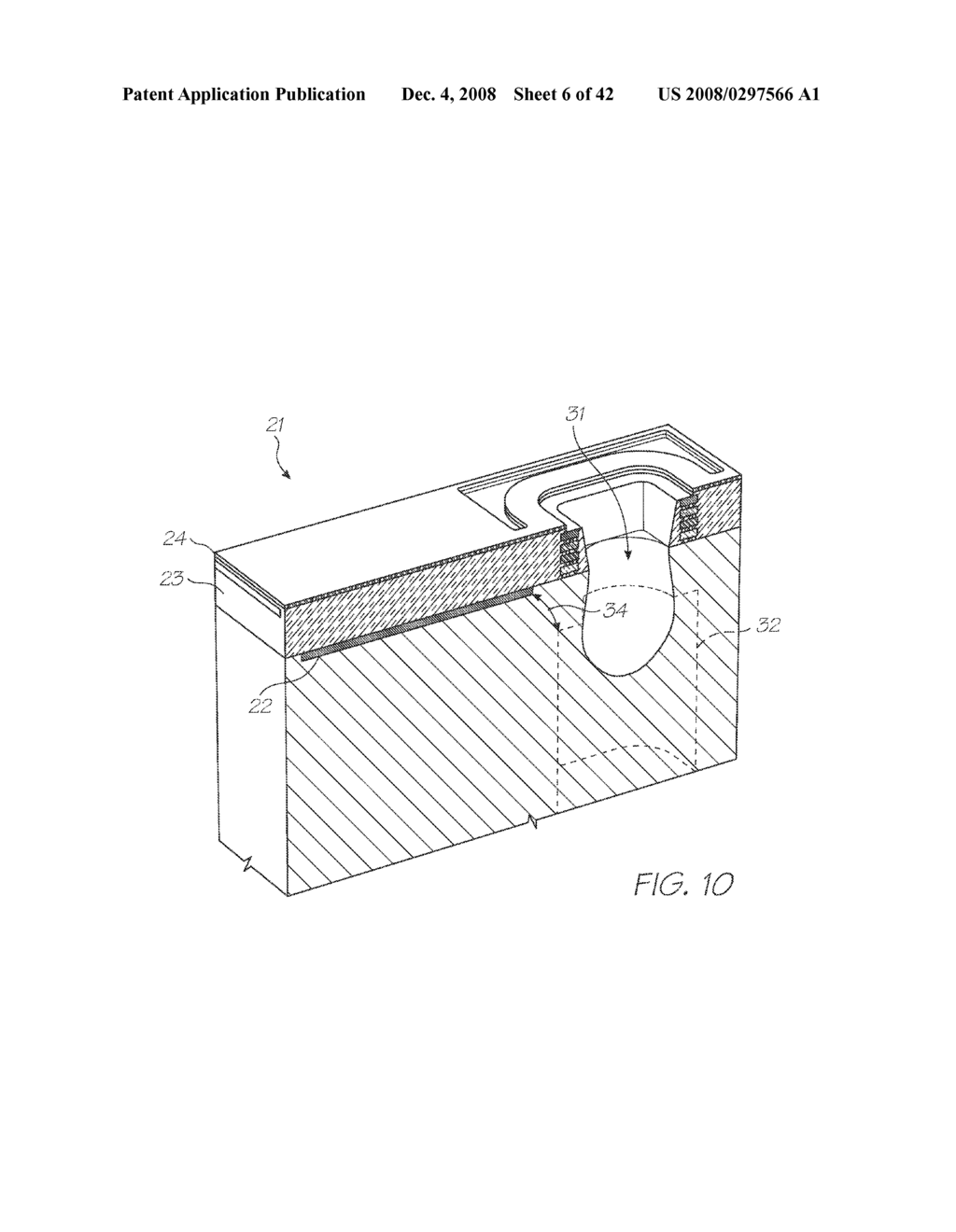 INKJET PRINTHEAD NOZZLE ARRANGEMENT HAVING NON-COINCIDENT ELECTRODES - diagram, schematic, and image 07