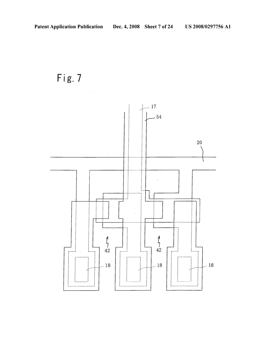 Transverse electric-field type liquid crystal display device, process of manufacturing the same, and scan-exposing device - diagram, schematic, and image 08