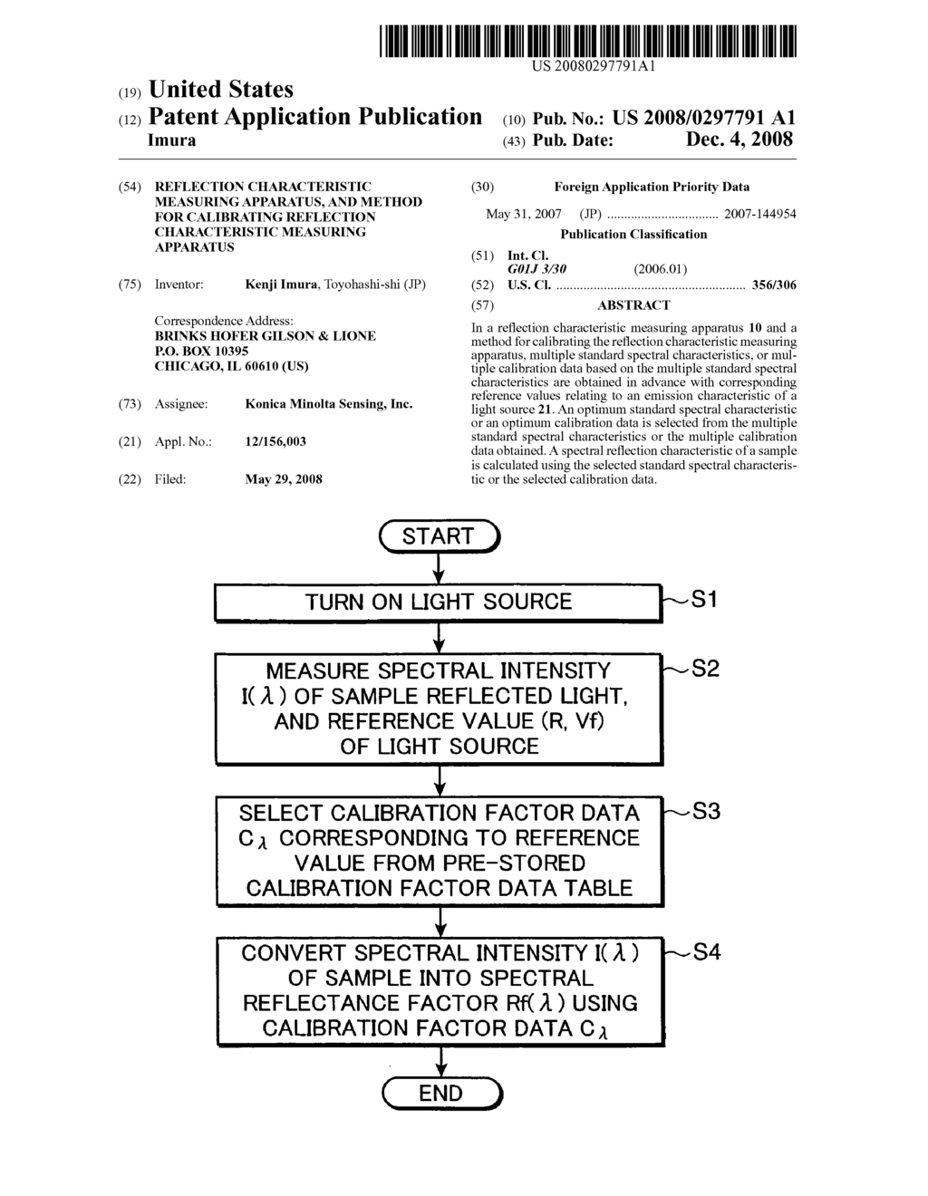 Reflection characteristic measuring apparatus, and method for calibrating reflection characteristic measuring apparatus - diagram, schematic, and image 01