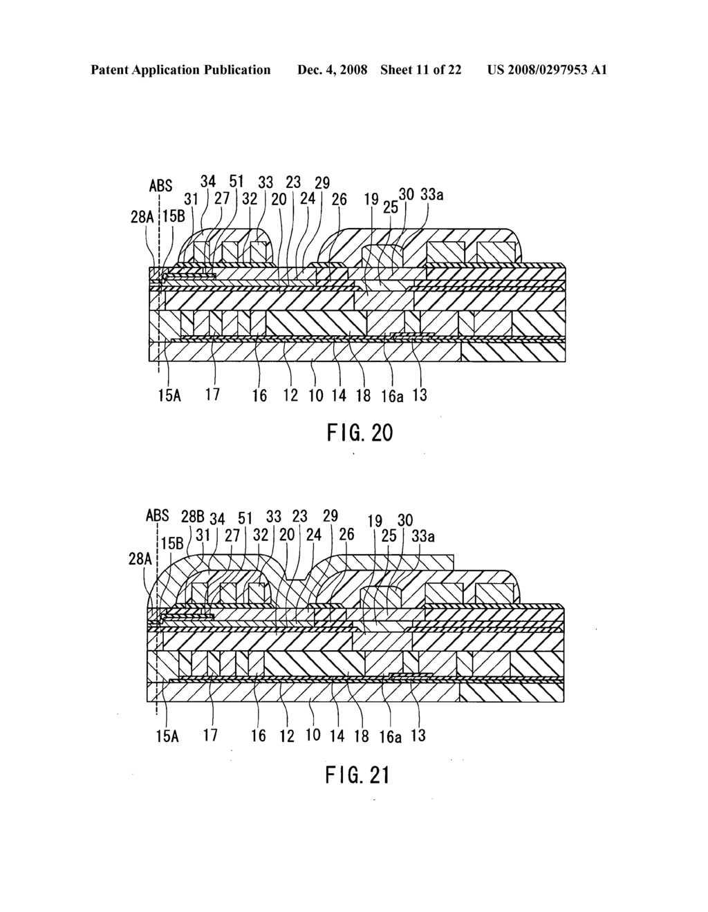 Magnetic head for perpendicular magnetic recording with a shield and method of manufacturing same - diagram, schematic, and image 12