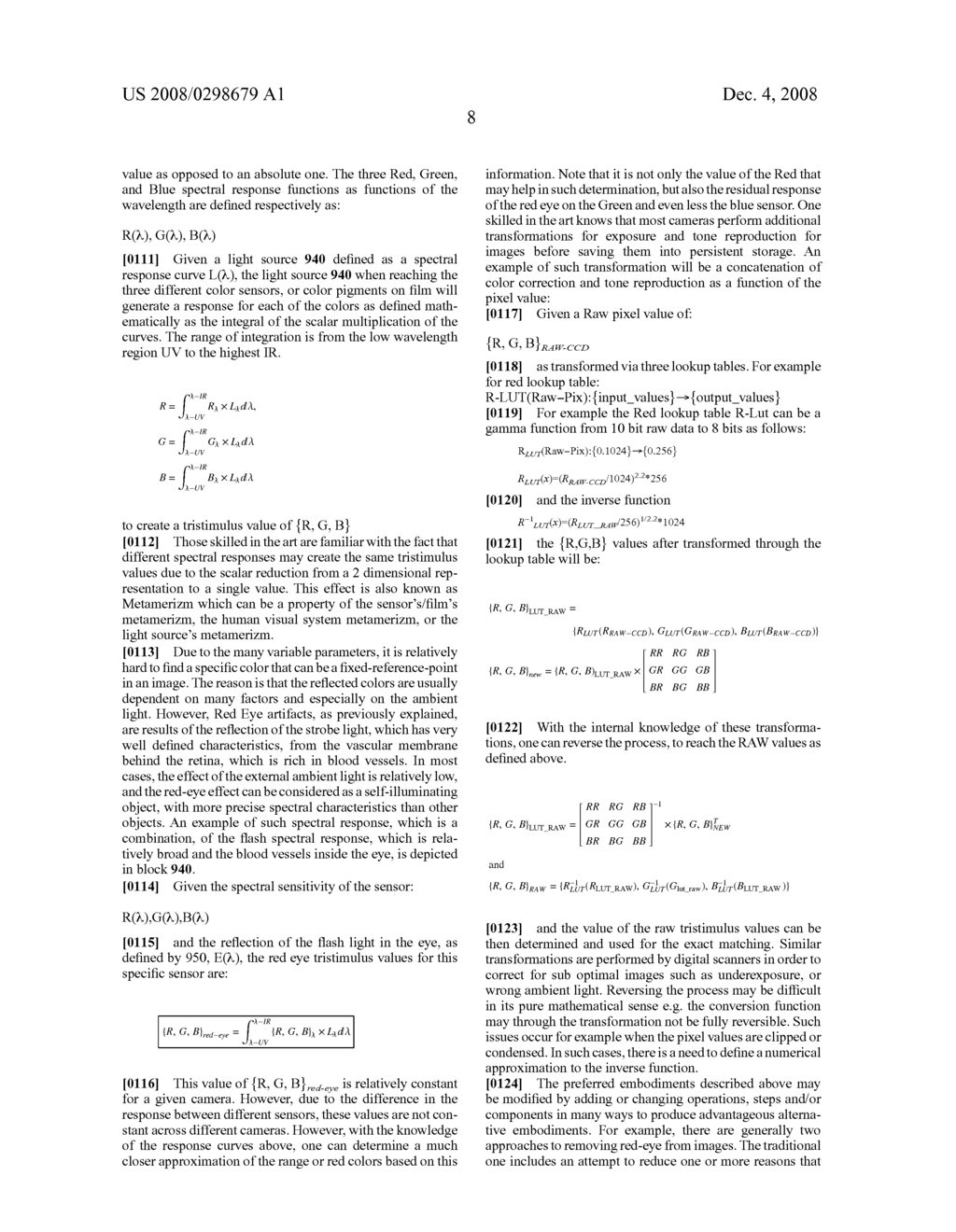 DETECTING RED EYE FILTER AND APPARAUS USING META-DATA - diagram, schematic, and image 18