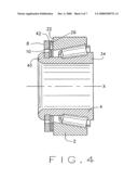 Unitized Single Row Bearing with Reverse Thrust Capabilities diagram and image