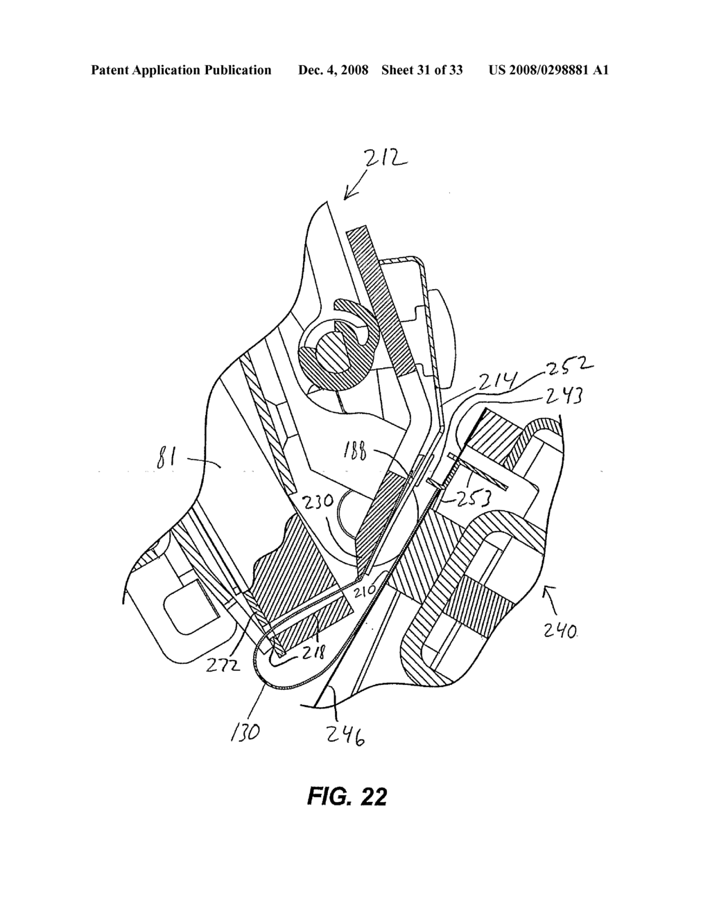 Apparatus and Methods for Automatically Binding a Stack of Sheets With a Nonspiral Binding Element - diagram, schematic, and image 32