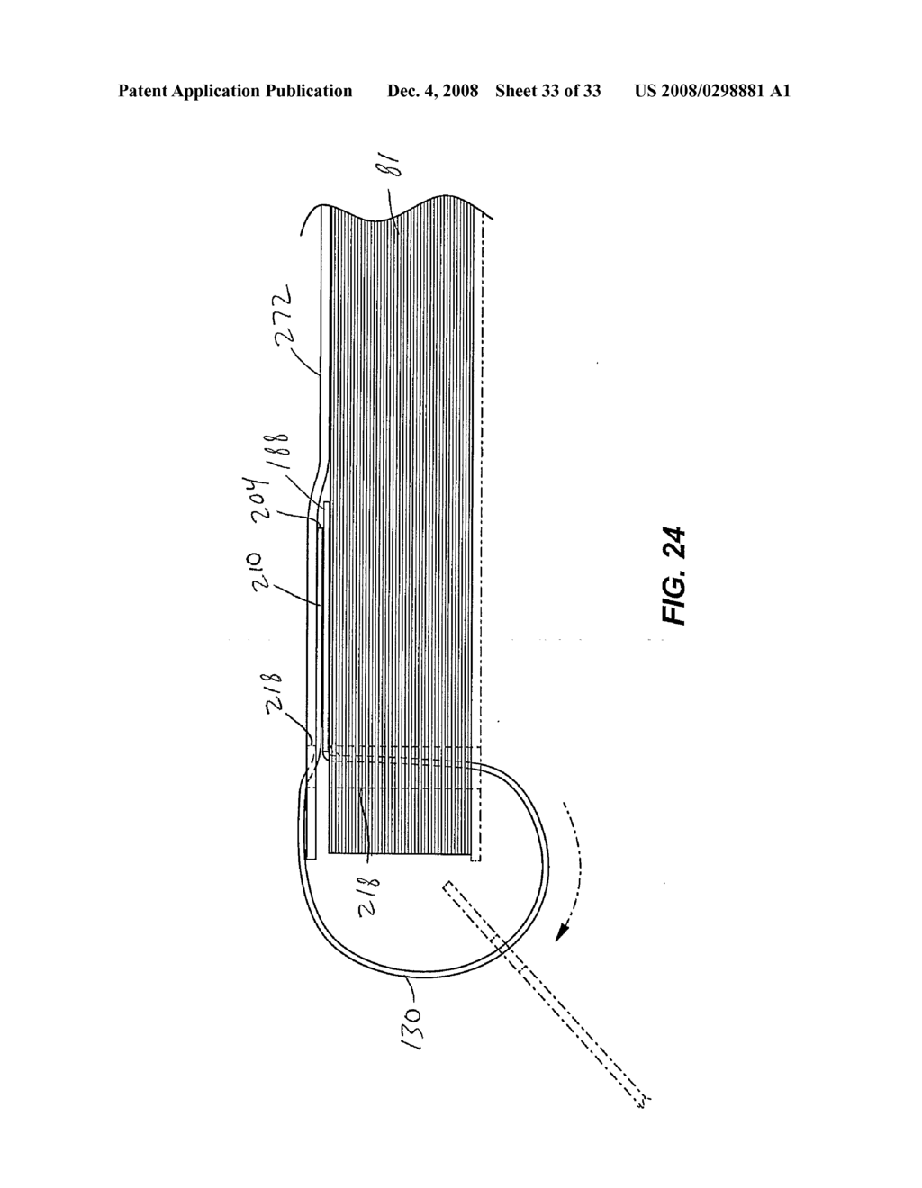 Apparatus and Methods for Automatically Binding a Stack of Sheets With a Nonspiral Binding Element - diagram, schematic, and image 34
