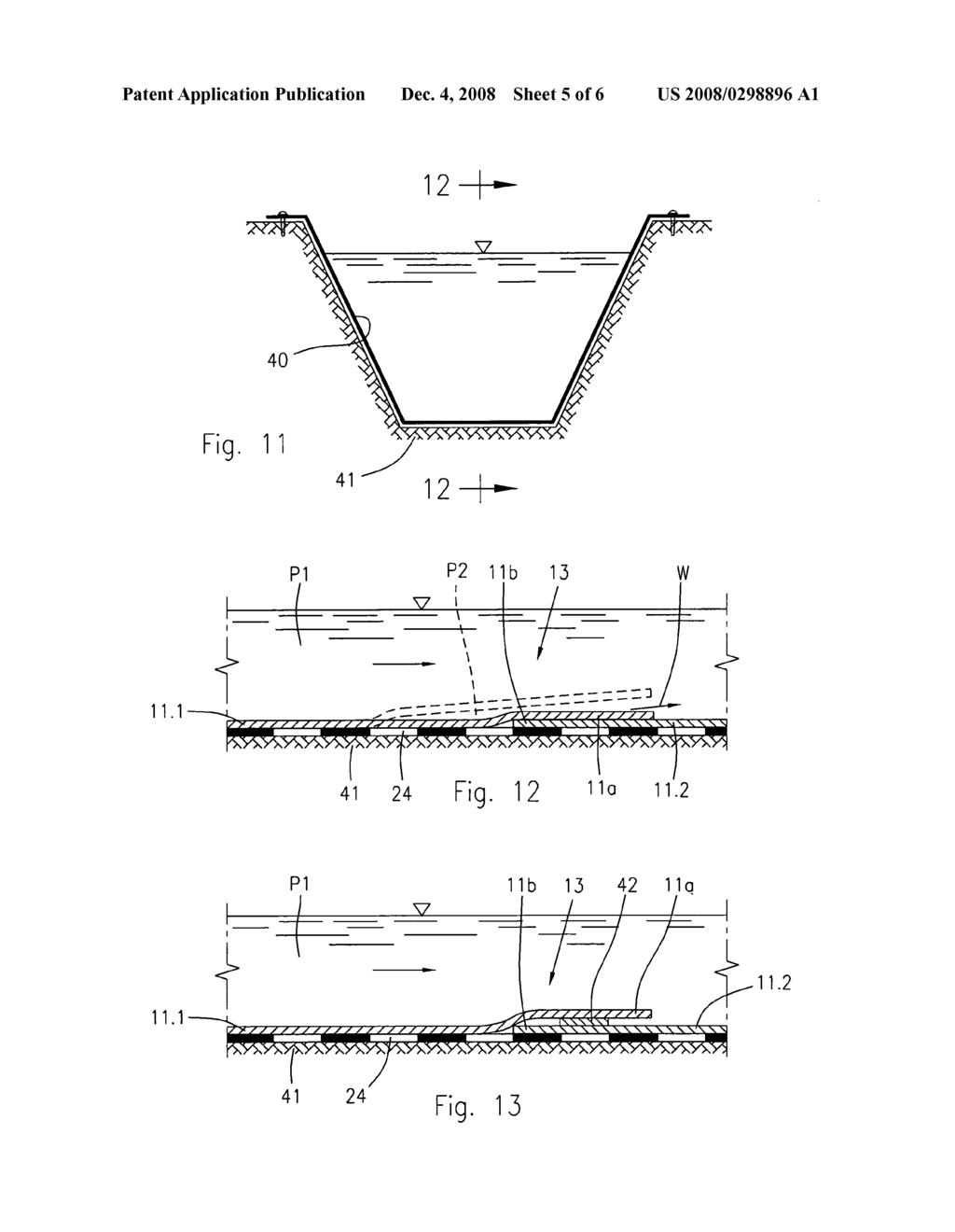 Method and Device for Waterproofing and Draining Off Infliltrated Water in Hydraulic Structures - diagram, schematic, and image 06