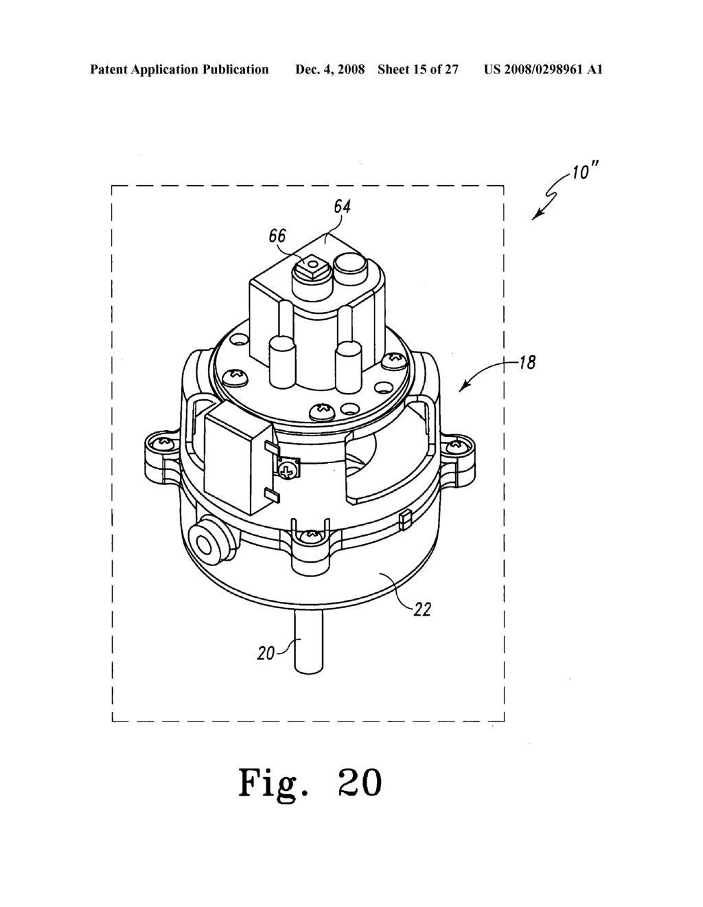 Fan assembly having improved hanger arrangement - diagram, schematic, and image 16