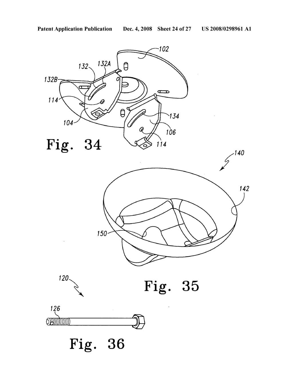 Fan assembly having improved hanger arrangement - diagram, schematic, and image 25