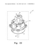 Fan assembly having protective motor housing that accommodates cyclic movement diagram and image