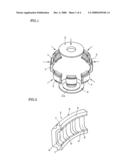 METAL MOLD FOR VULCANIZING TIRE TREADS diagram and image