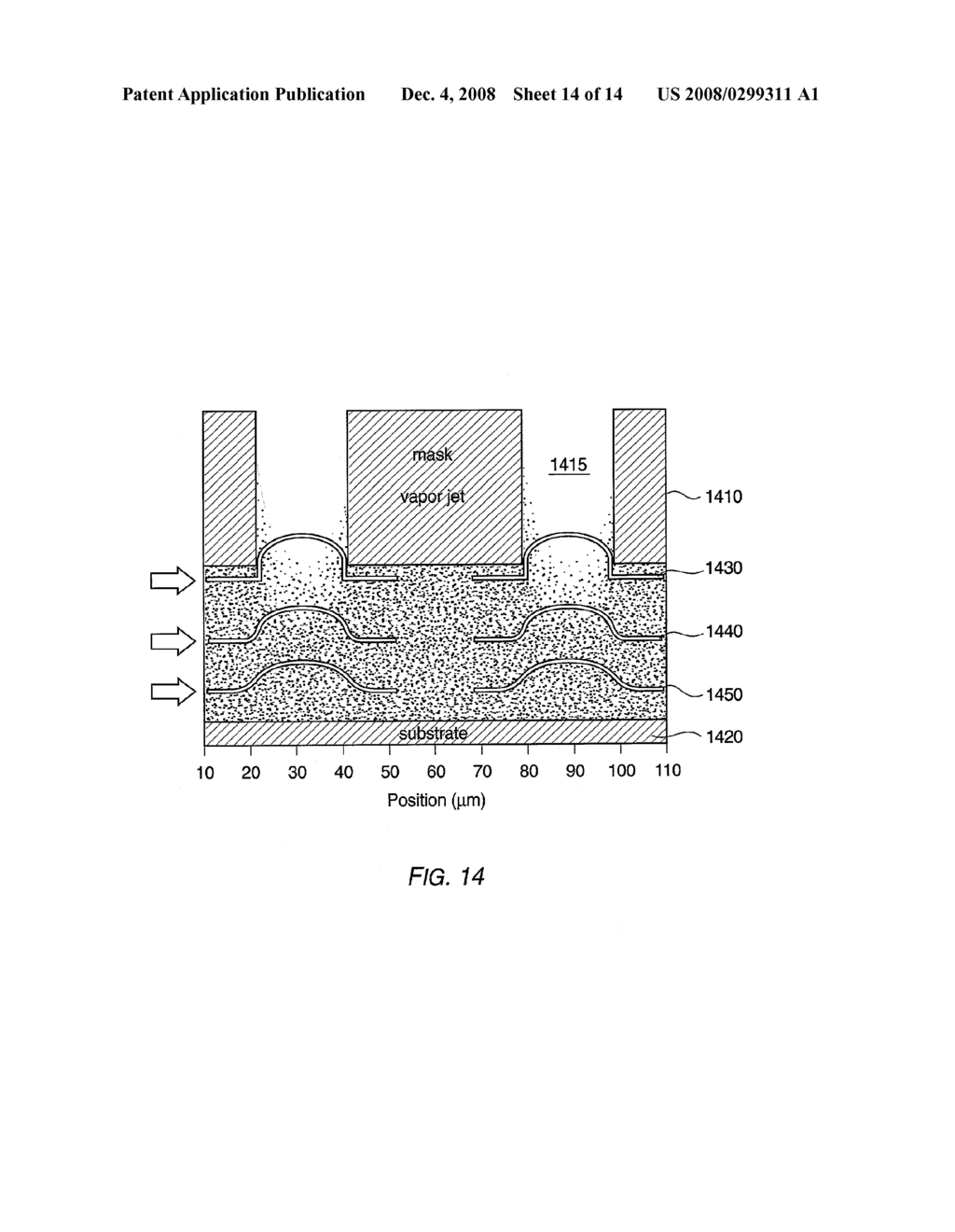 Process and Apparatus for Organic Vapor Jet Deposition - diagram, schematic, and image 15