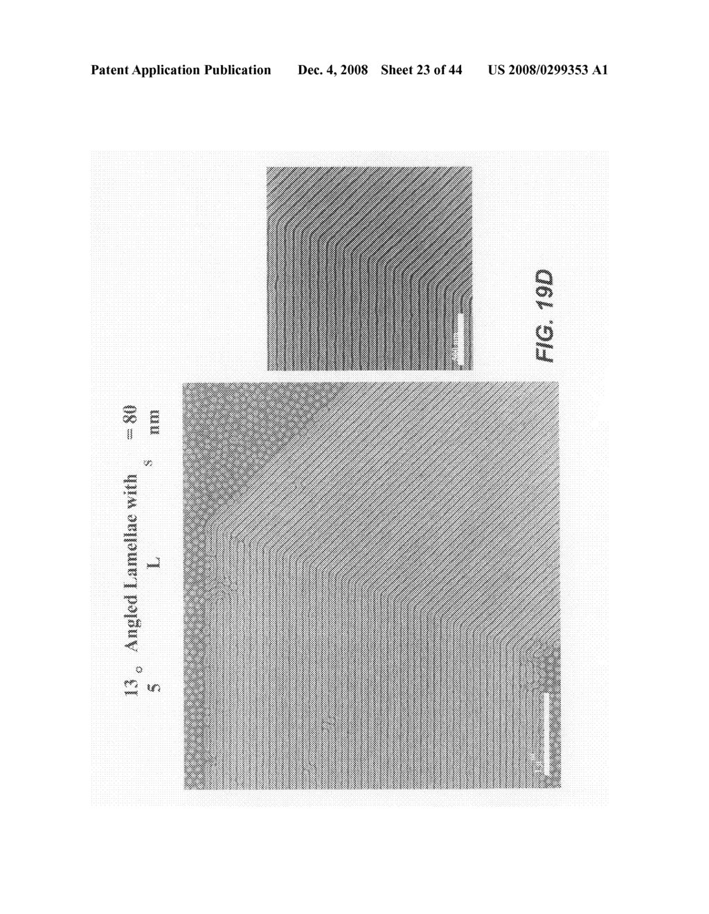 Methods and compositions for forming patterns with isolated or discrete features using block copolymer materials - diagram, schematic, and image 24