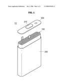 LITHIUM SECONDARY BATTERY diagram and image