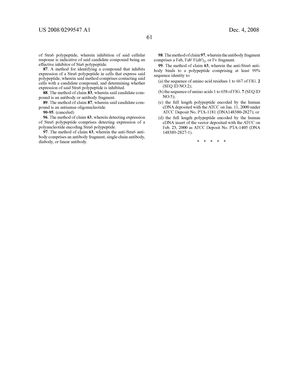 NOVEL STRA6 POLYPEPTIDES - diagram, schematic, and image 100