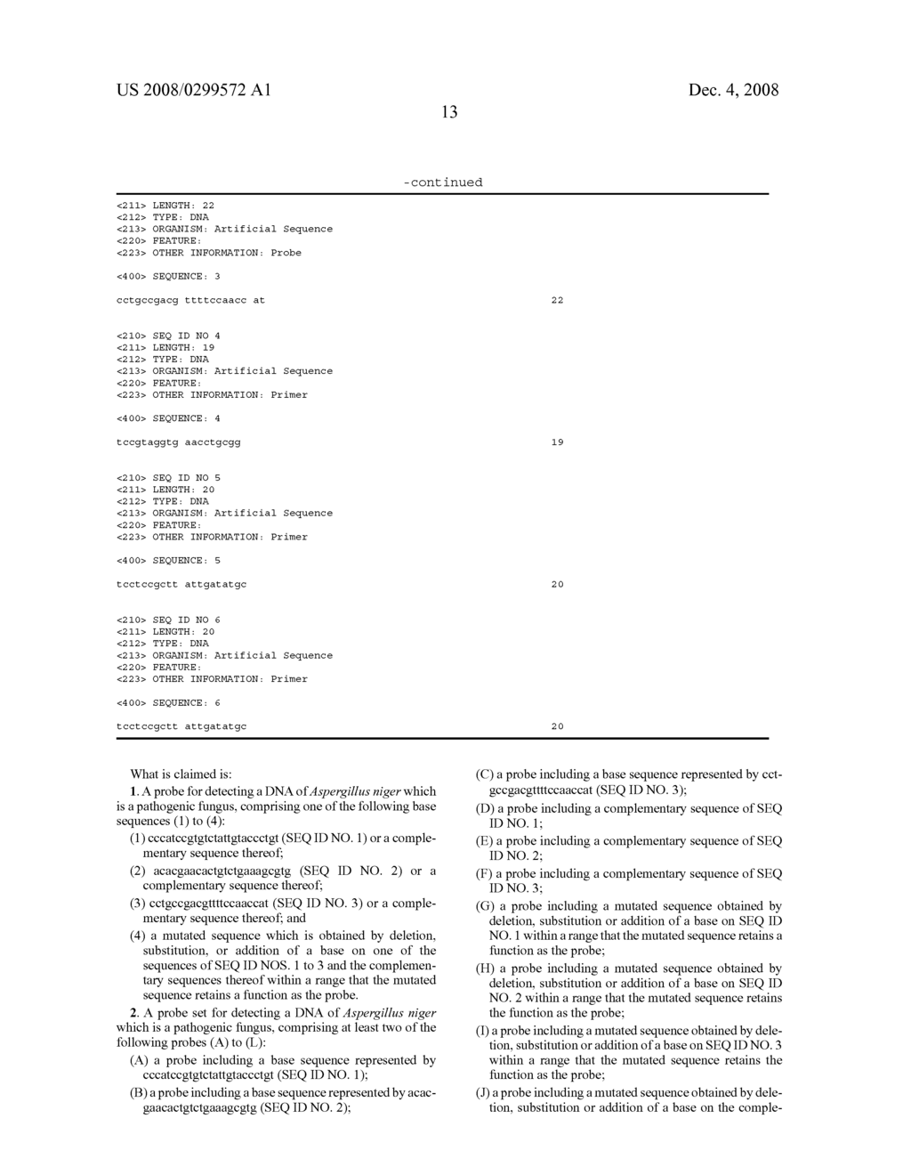 PROBE, PROBE SET, PROBE CARRIER, AND TESTING METHOD - diagram, schematic, and image 16