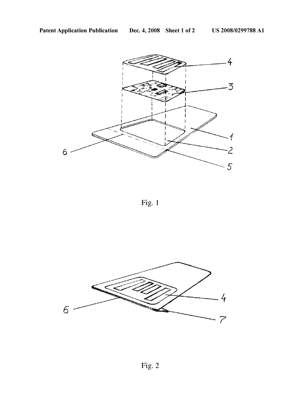 PLASTIC CARD PROVIDED WITH ELECTRICAL CONTACTS - diagram, schematic, and image 02