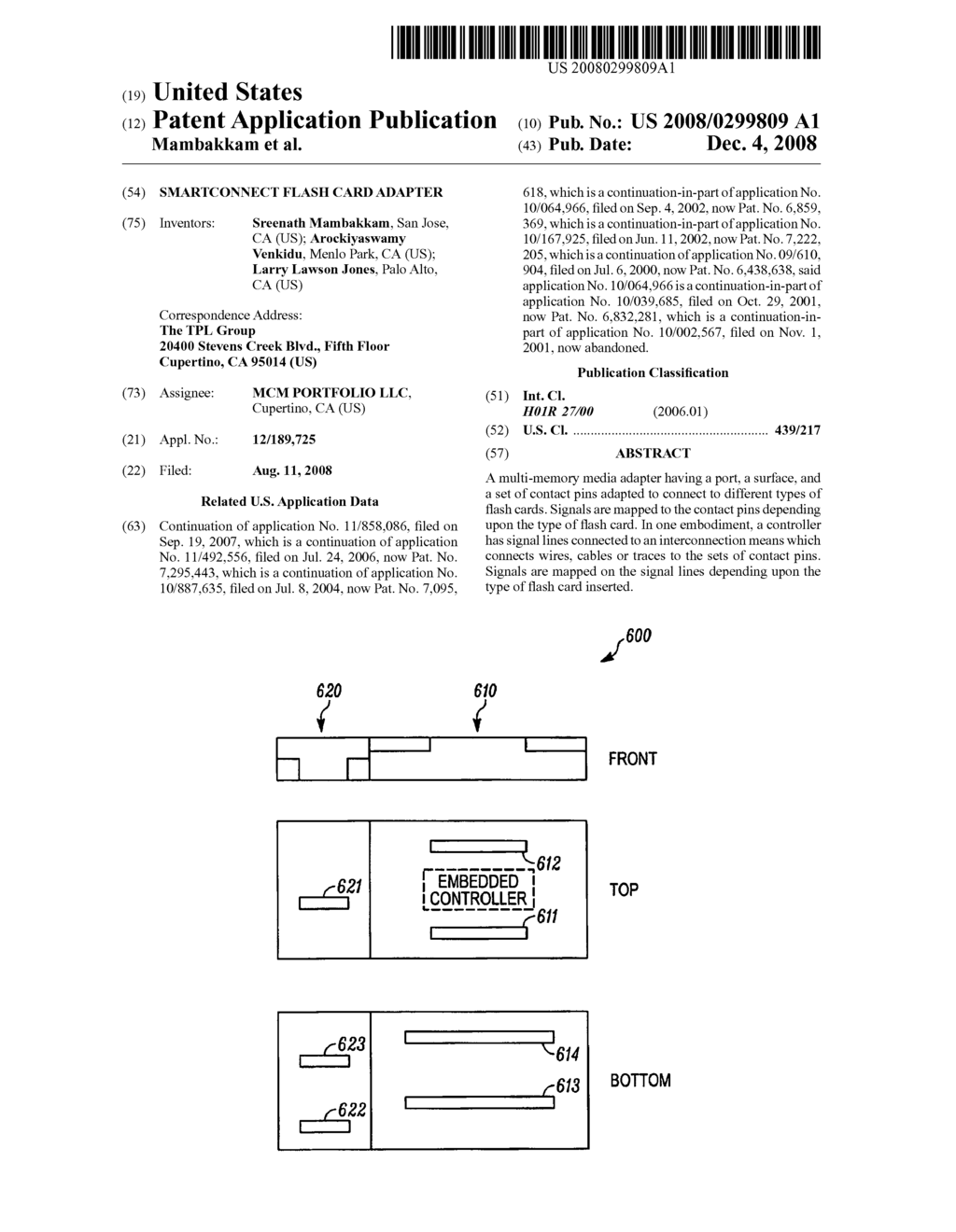 SMARTCONNECT FLASH CARD ADAPTER - diagram, schematic, and image 01