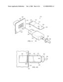 CONNECTOR RETAINERS AND METHODS OF SECURING A CONNECTOR IN A RECEPTACLE diagram and image