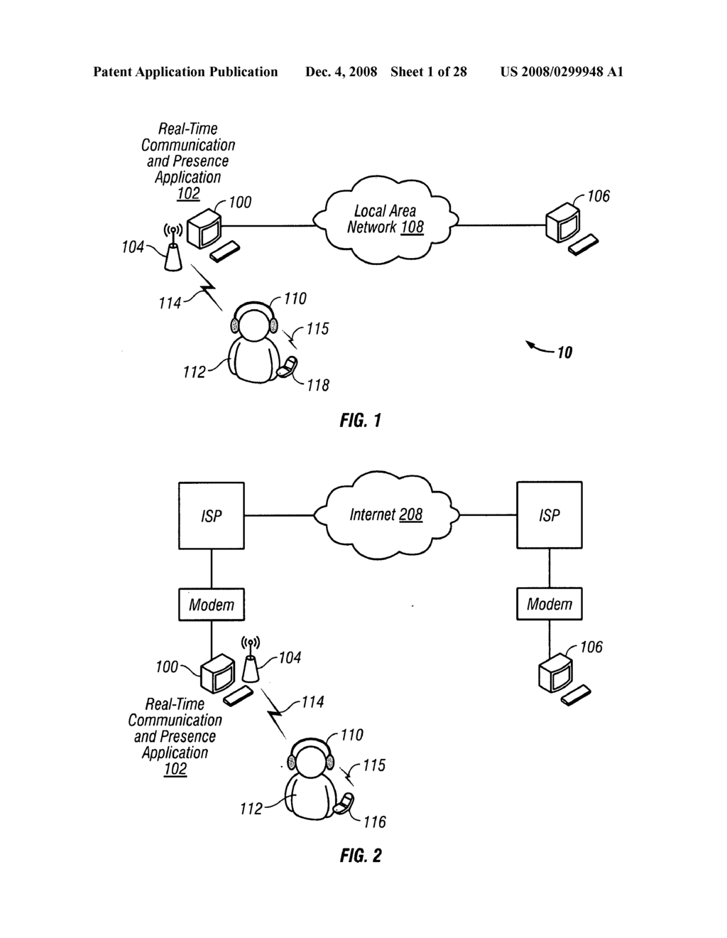 Presence over existing cellular and land-line telephone networks - diagram, schematic, and image 02