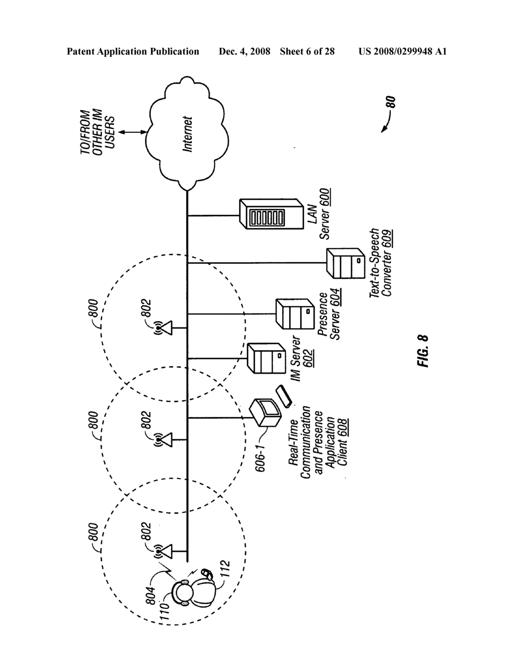 Presence over existing cellular and land-line telephone networks - diagram, schematic, and image 07