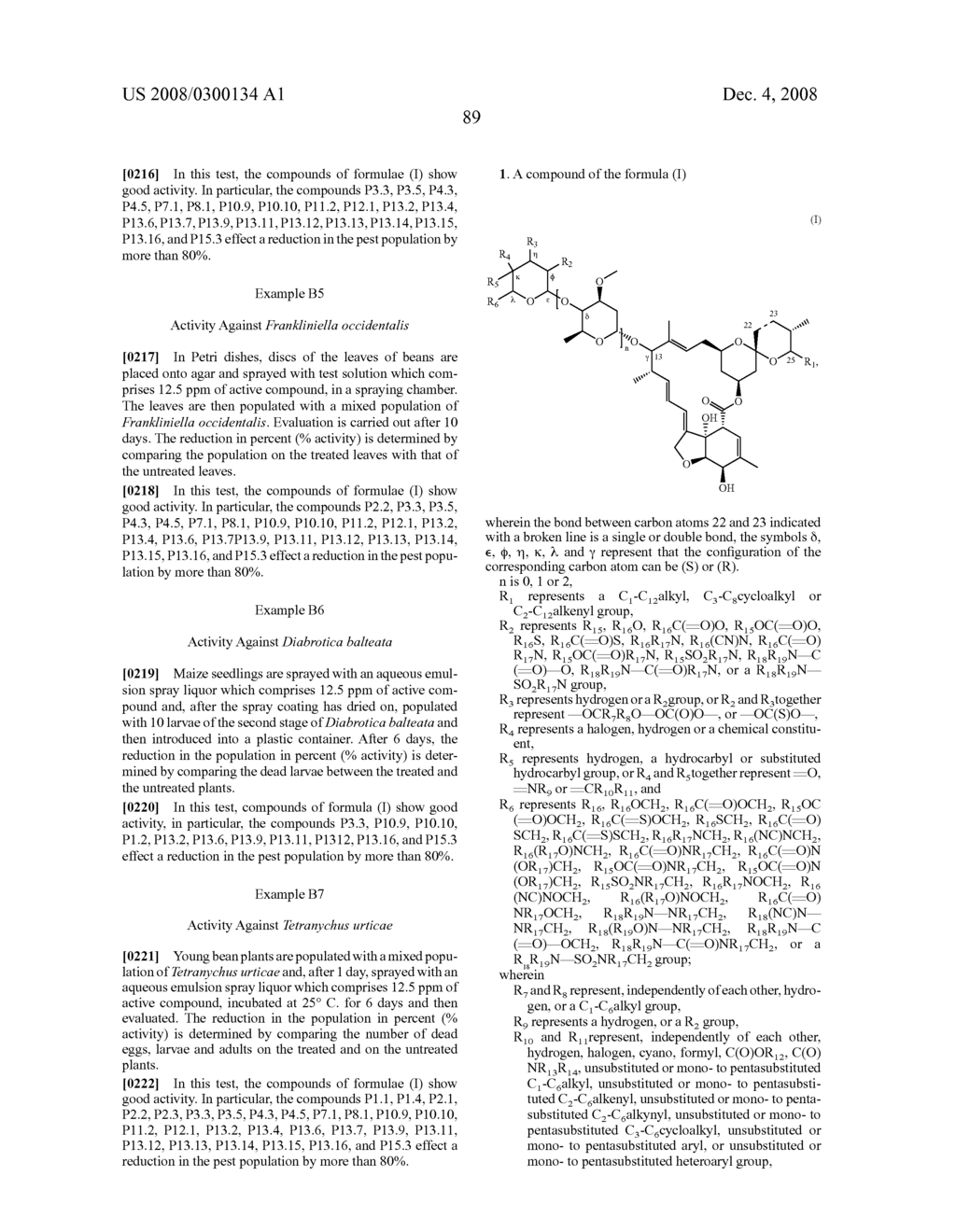 Derivatives of Avermectin, Avermectin Monosaccharide and Avermectin Aglycone - diagram, schematic, and image 90