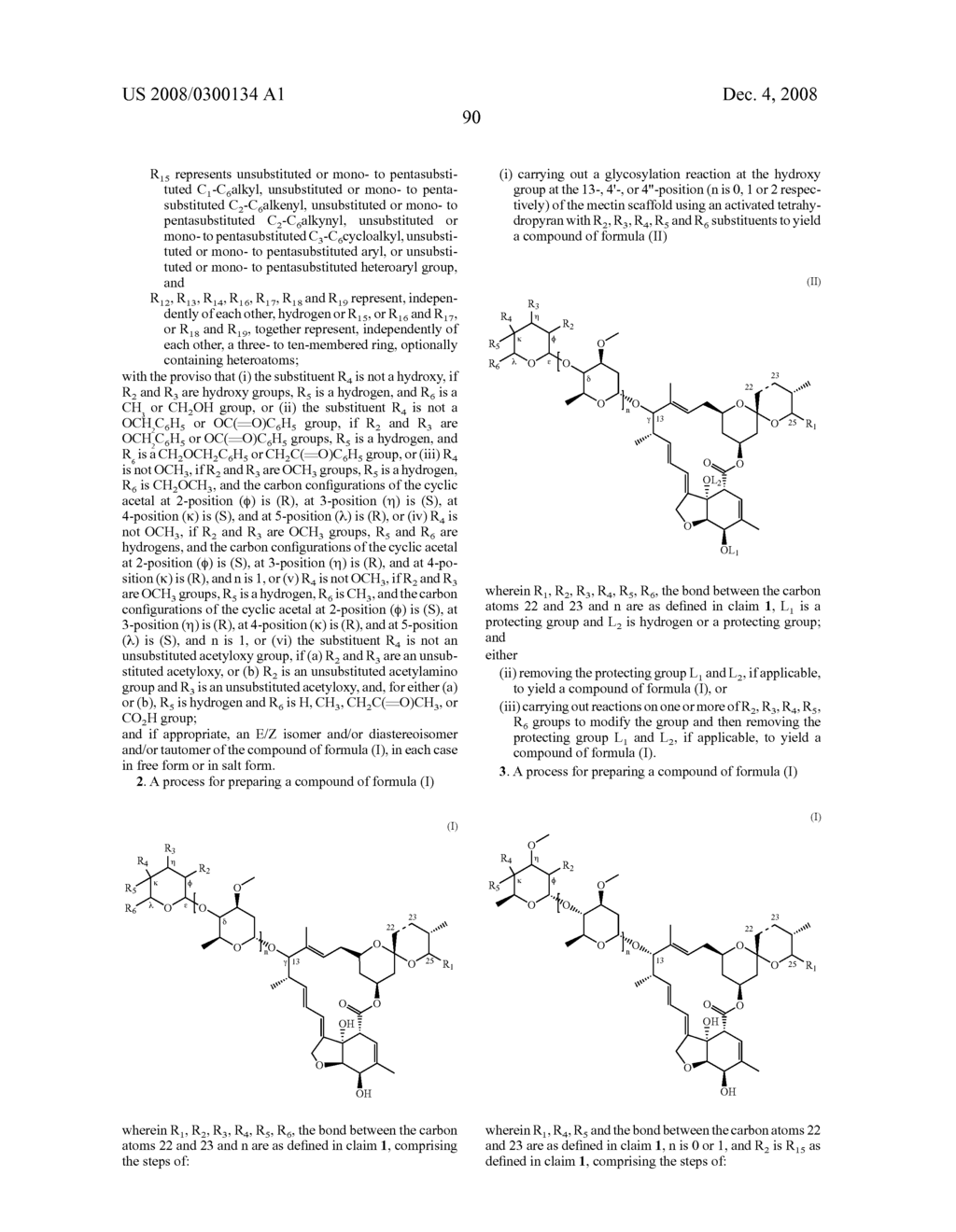 Derivatives of Avermectin, Avermectin Monosaccharide and Avermectin Aglycone - diagram, schematic, and image 91