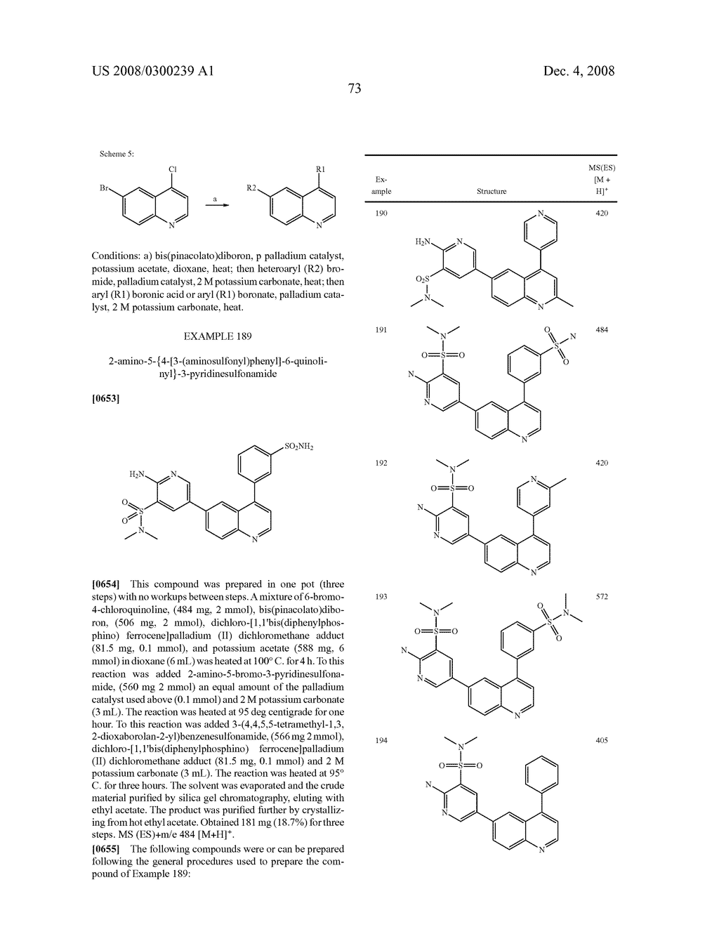 QUINOLINE DERIVATIVES AS PI3 KINASE INHIBITORS - diagram, schematic, and image 74