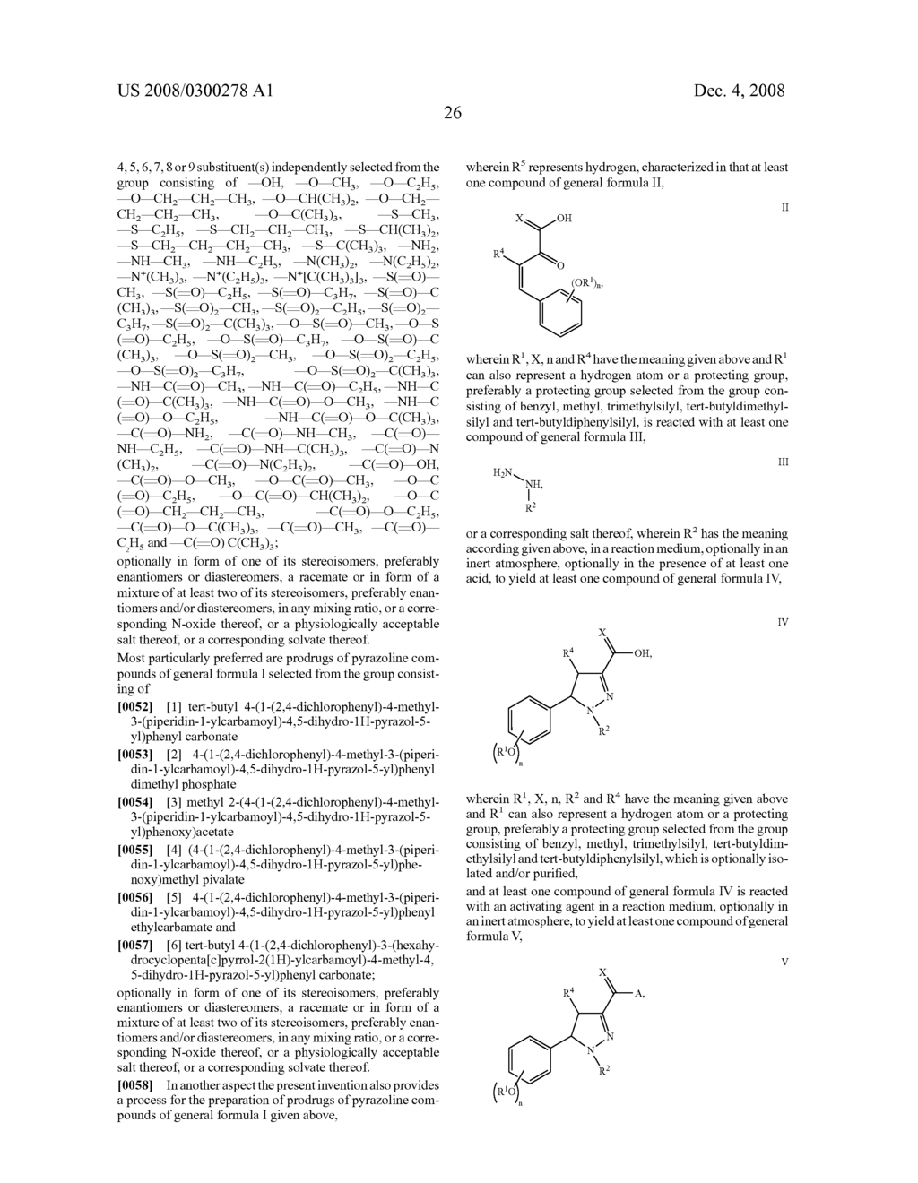 Prodrugs of Pyrazoline Compounds, Their Preparation and Use as Medicaments - diagram, schematic, and image 27