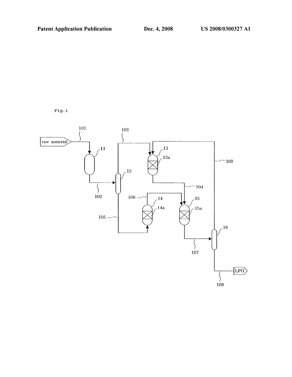 Process For Producing Liquefied Petroleum Gas - diagram, schematic, and image 02