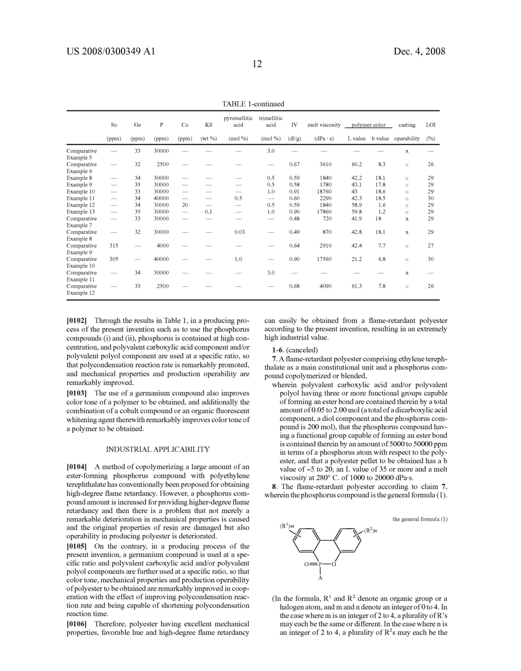 Flame-Retardant Polyester and Process for Producing the Same - diagram, schematic, and image 13