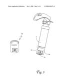 Laryngoscope with Time Indicating Means and Method for Use Thereof diagram and image