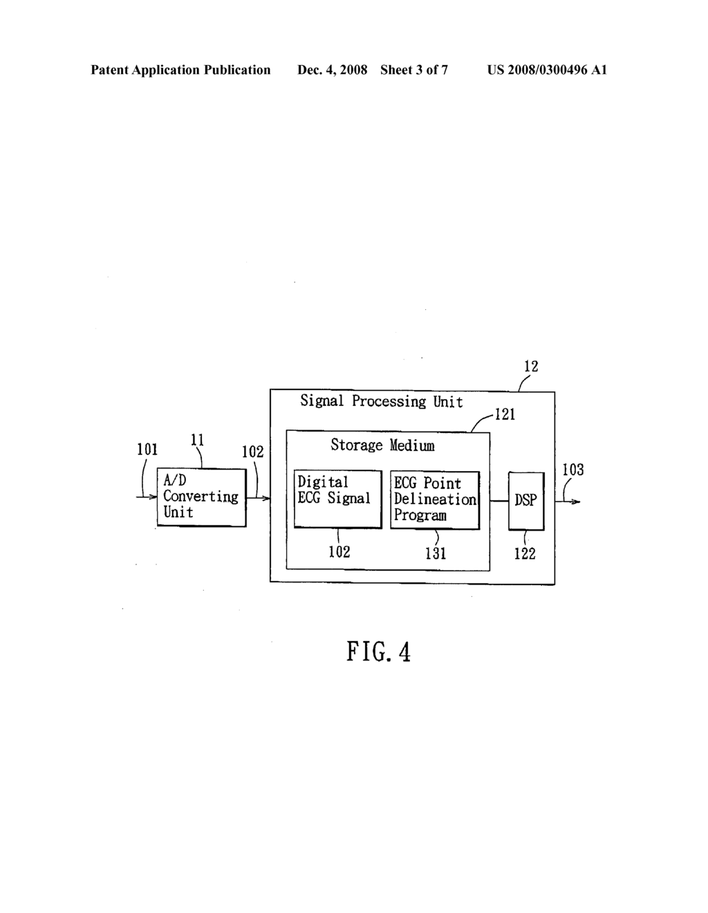 Method for delineation of characteristic points in an electrocardiogram signal, and storage medium, electronic device and electrocardiogram signal analyzing system for implementing the method - diagram, schematic, and image 04