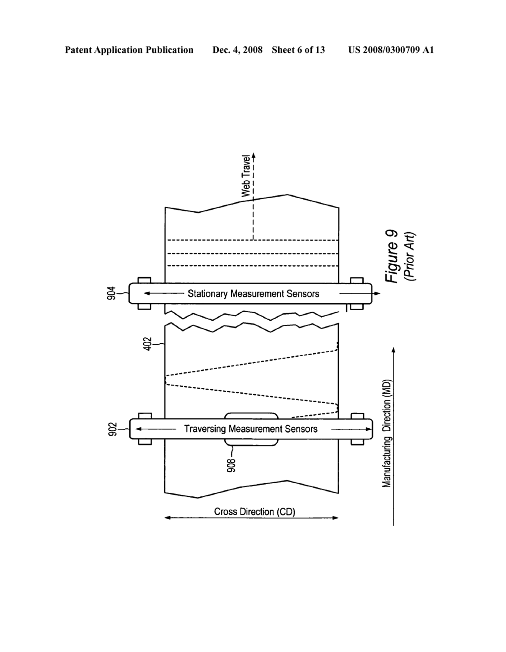 PROCESS CONTROL SYSTEM USING SPATIALLY DEPENDENT DATA FOR CONTROLLING A WEB-BASED PROCESS - diagram, schematic, and image 07