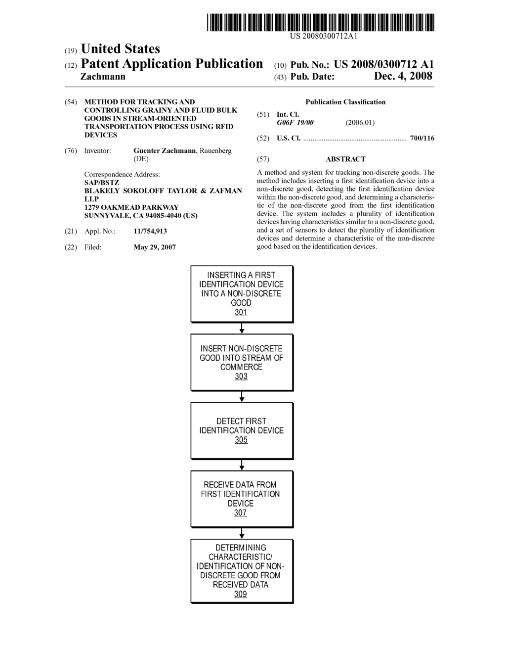 Method For Tracking and Controlling Grainy and Fluid Bulk Goods in Stream-Oriented Transportation Process Using RFID Devices - diagram, schematic, and image 01