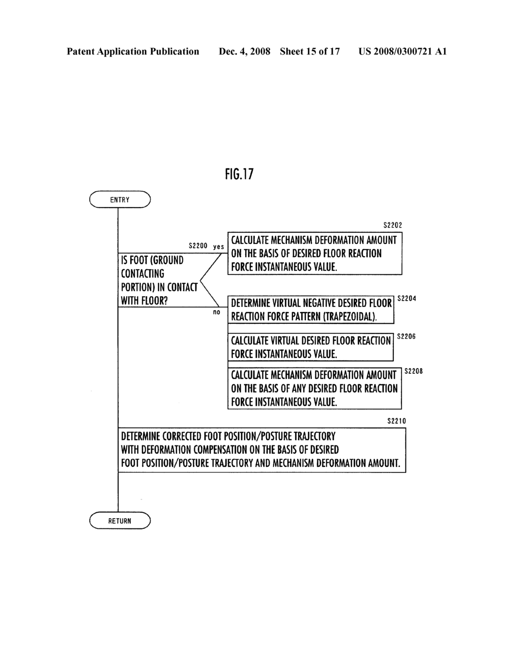 Legged Mobile Robot and Control Program for the Robot - diagram, schematic, and image 16