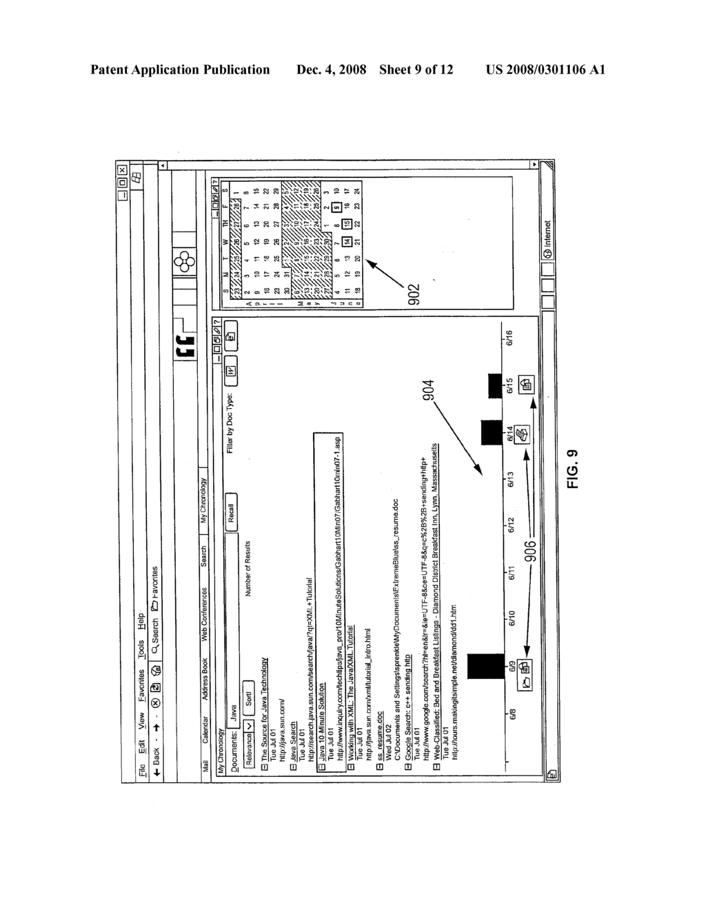 SYSTEM AND METHOD FOR PROVIDING GRAPHICAL REPRESENTATIONS OF SEARCH RESULTS IN MULTIPLE RELATED HISTOGRAMS - diagram, schematic, and image 10