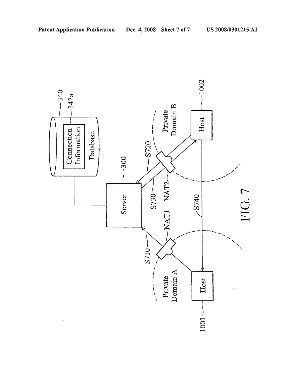 NAT (Network Address Translation) traversal methods and systems - diagram, schematic, and image 08