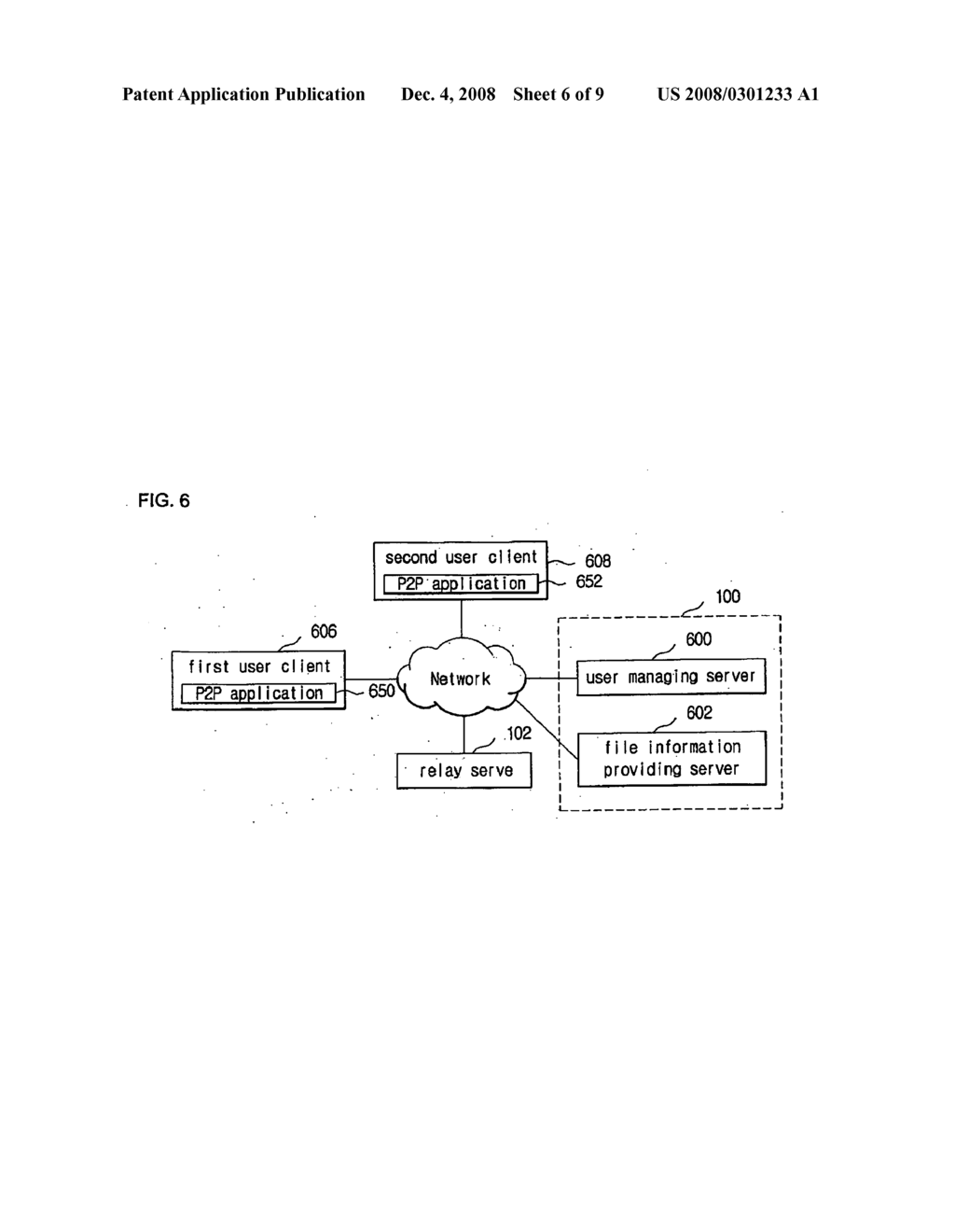 P2P FILE TRANSMISSION SYSTEM AND METHOD - diagram, schematic, and image 07