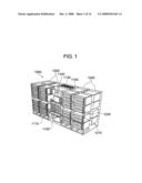 Storage unit and circuit for shaping communication signal diagram and image