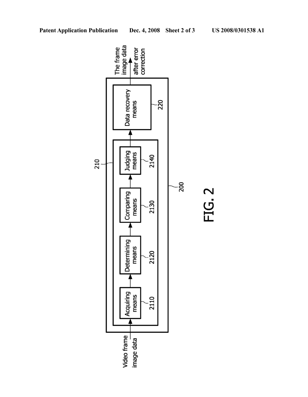 Method and Apparatus for Detecting Video Data Errors - diagram, schematic, and image 03