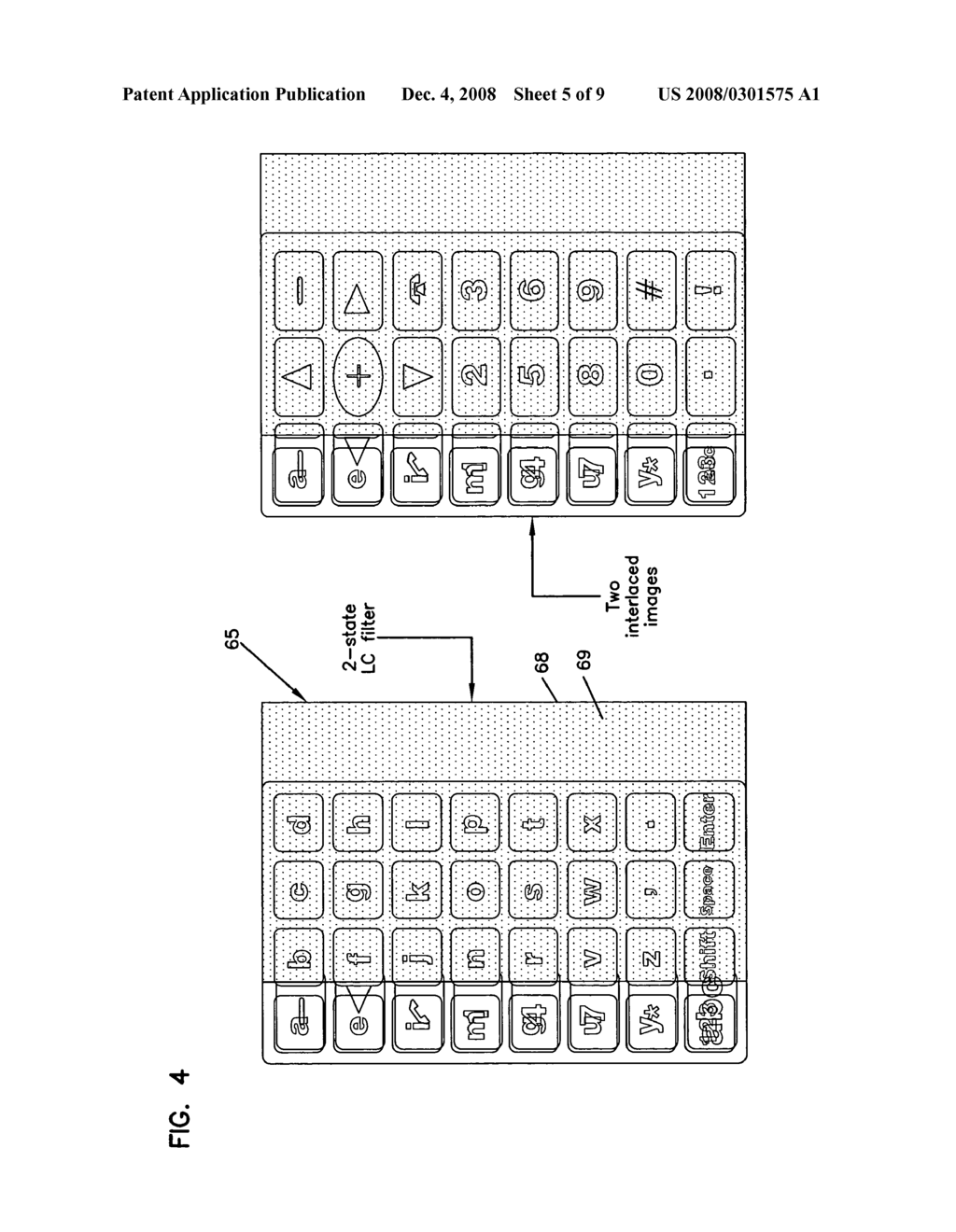 VARIABLY DISPLAYABLE MOBILE DEVICE KEYBOARD - diagram, schematic, and image 06