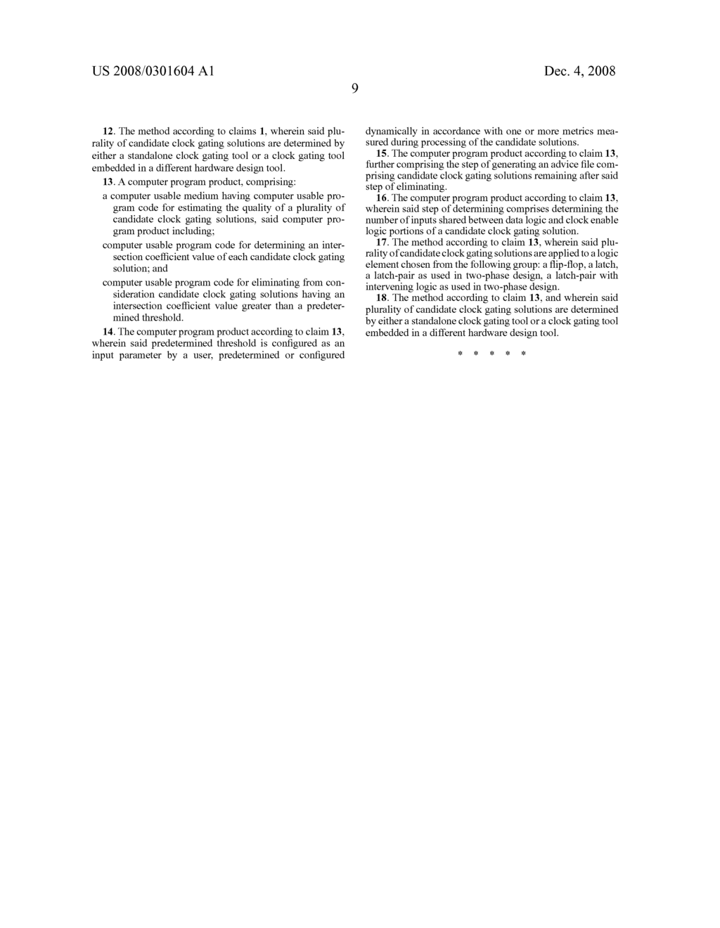 APPARATUS FOR AND METHOD OF ESTIMATING THE QUALITY OF CLOCK GATING SOLUTIONS FOR INTEGRATED CIRCUIT DESIGN - diagram, schematic, and image 20