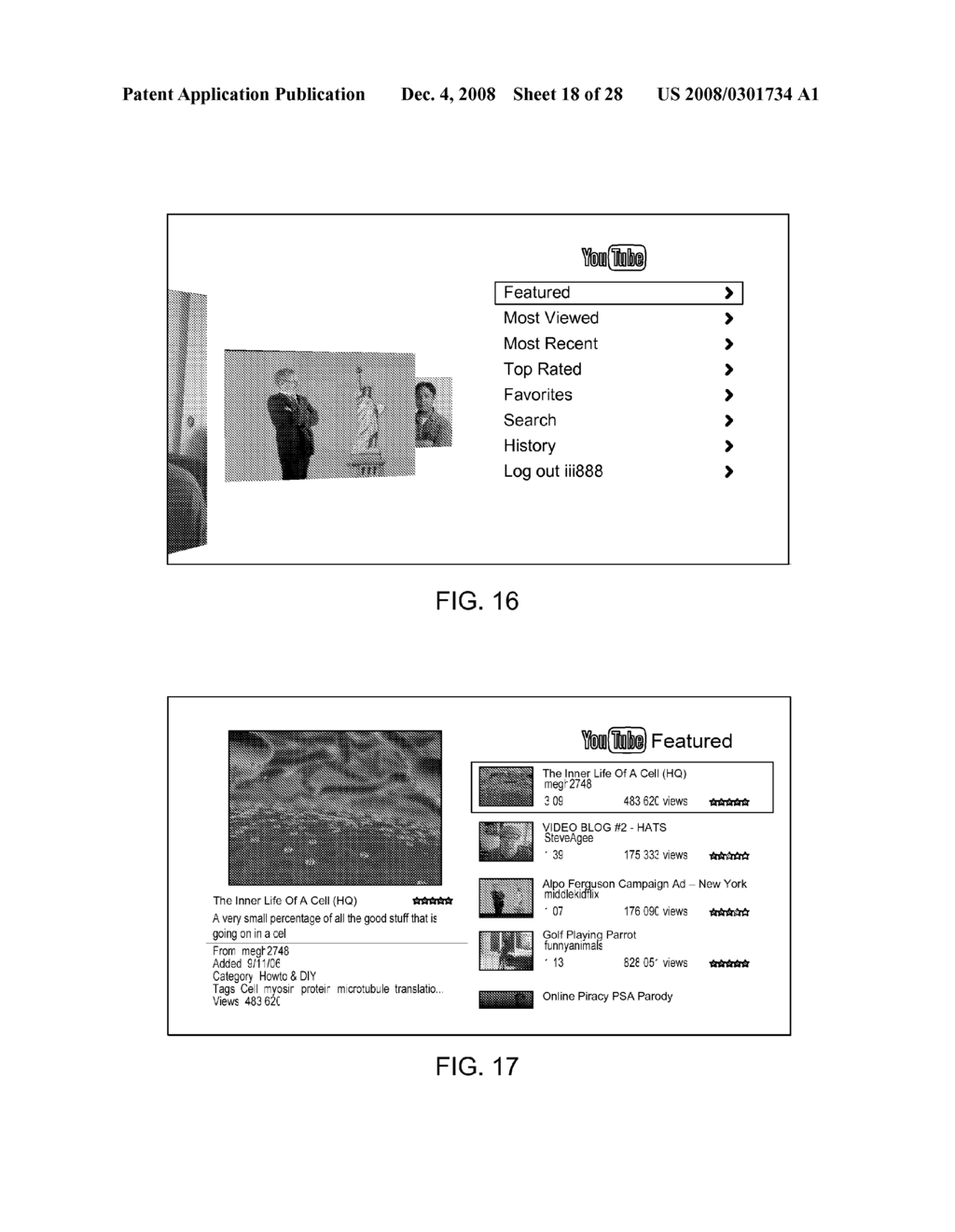 Method and User Interface for Accessing Media Assets Over a Network - diagram, schematic, and image 19