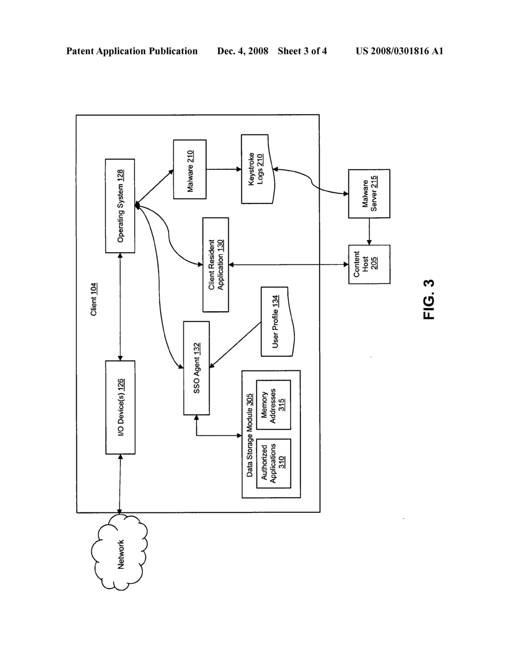 Method and system for handling keystroke commands - diagram, schematic, and image 04